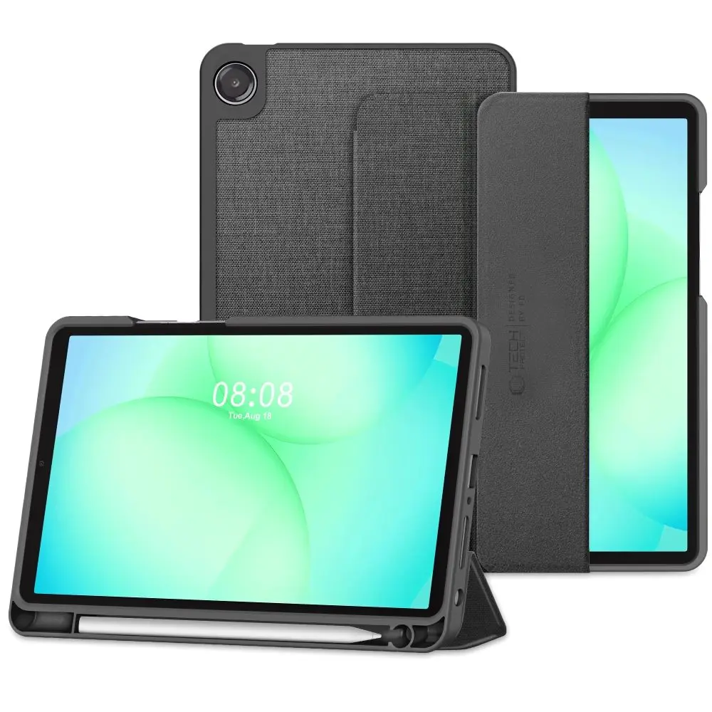 Pouzdro Tech-Protect SC Pen Canvas, Samsung Galaxy Tab A9+ / A11+ 11.0 X210 / X215 / X216 / X230 / X235 / X236, šedé