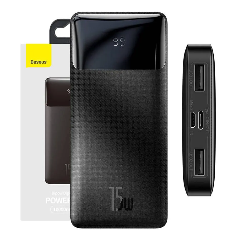 PowerBank BASEUS Bipow 10000mAh Black