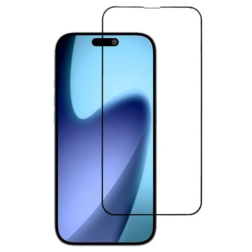 5D iPhone Air, Tvrzené sklo, černé