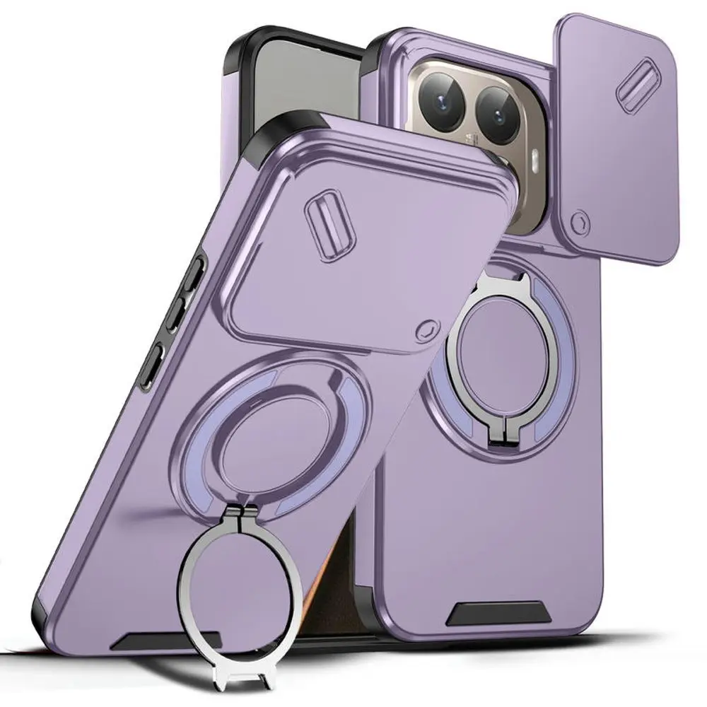 Camslide Stand obal, Xiaomi 15T Pro, fialový