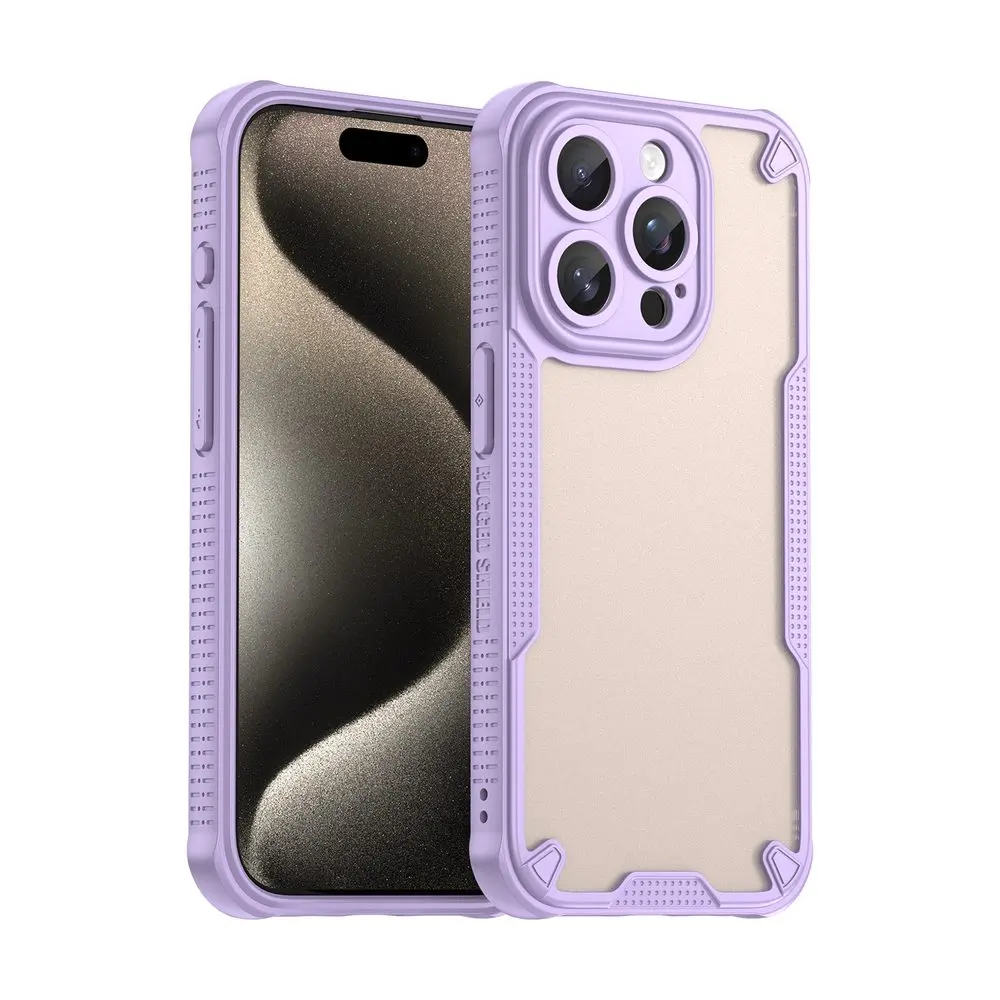 ArmorShield Hybrid Case, iPhone 15 Pro, fialový