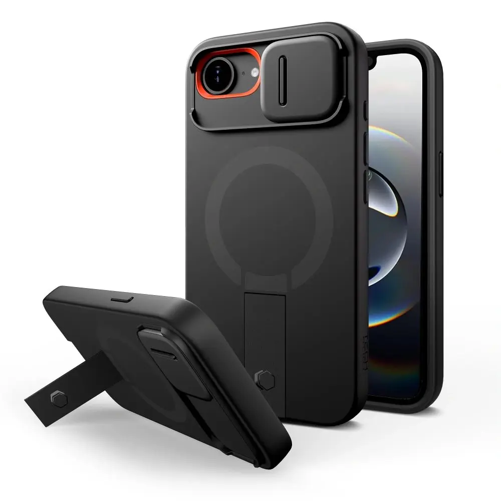 Tech-Protect Kevlar Aura MagSafe pouzdro, iPhone 16e / 17e, černé