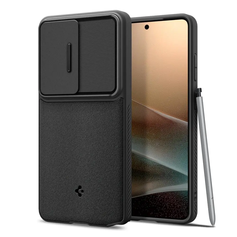 Spigen Optik Armor, Samsung Galaxy S26 Ultra, černý