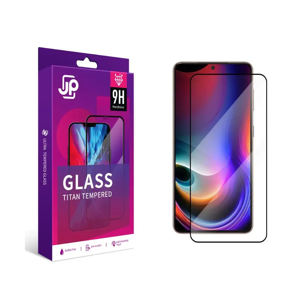 JP Titan extra odolné tvrzené sklo, Samsung Galaxy S24 Plus, černé