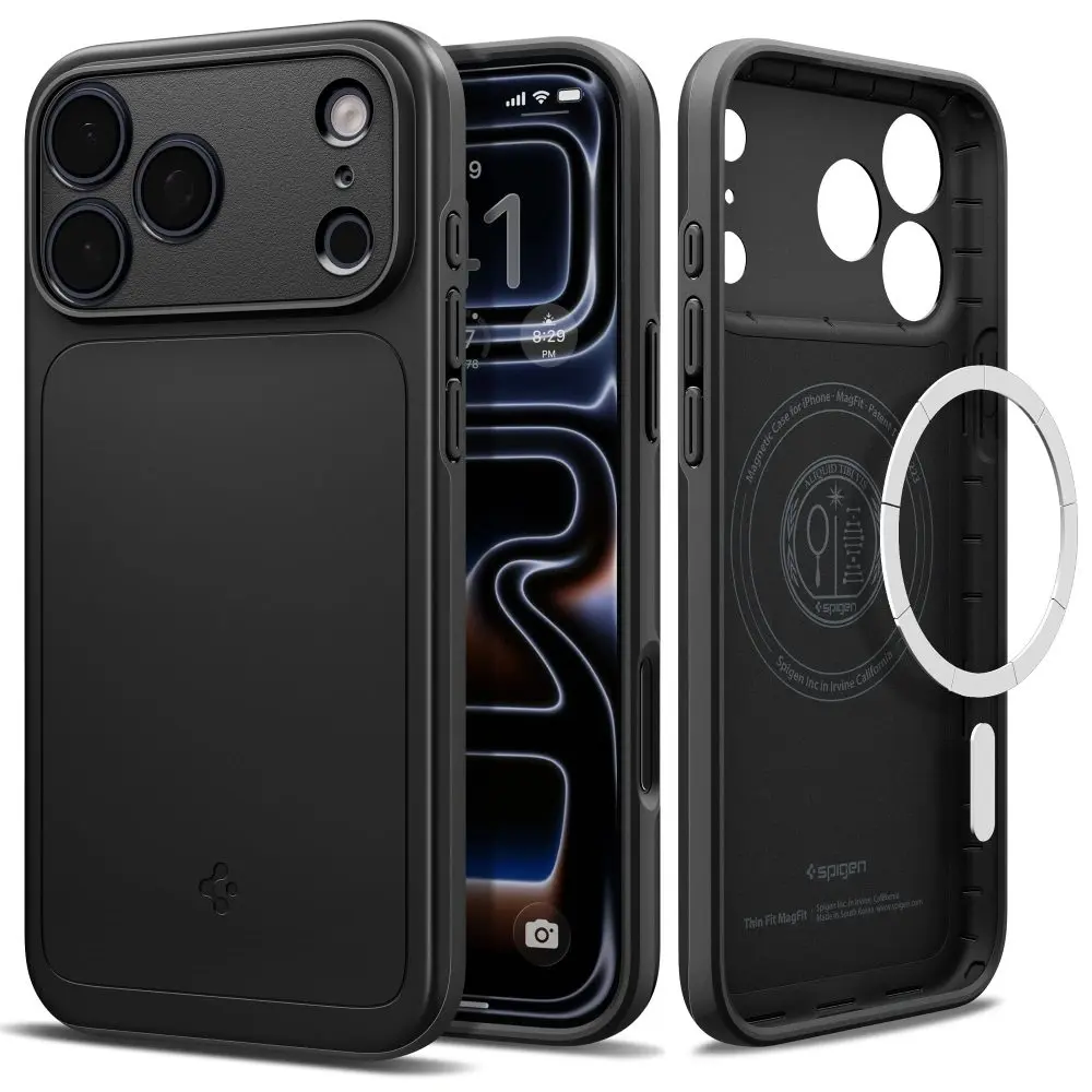Spigen Thin Fit MagSafe, iPhone 17 Pro / 18 Pro, černý