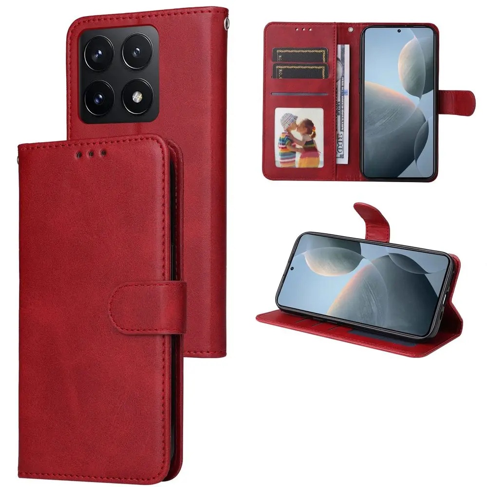 Magnet Case, Xiaomi 14T, červený