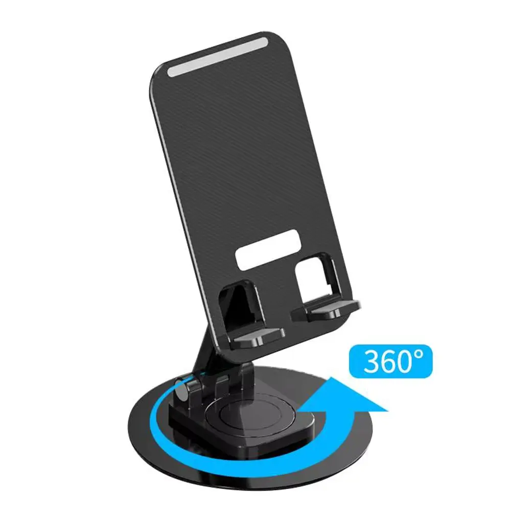 Nastavitelný kovový držák na stůl 360°, černý