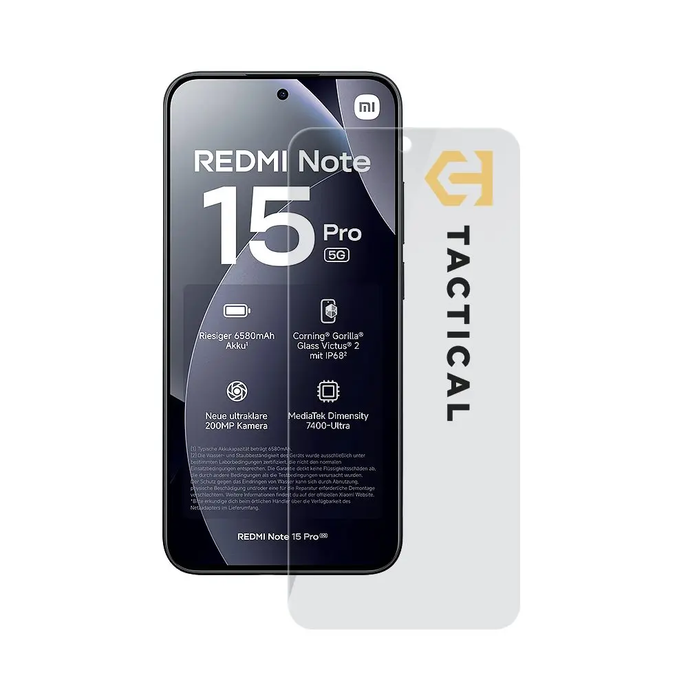 Tactical Glass Shield 2.5D sklo pro Xiaomi Redmi Note 15 Pro 5G Clear 57983129106