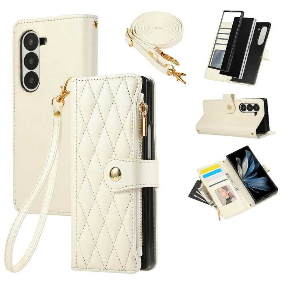 Glamour pouzdro, Samsung Galaxy Z Fold 7, bílé