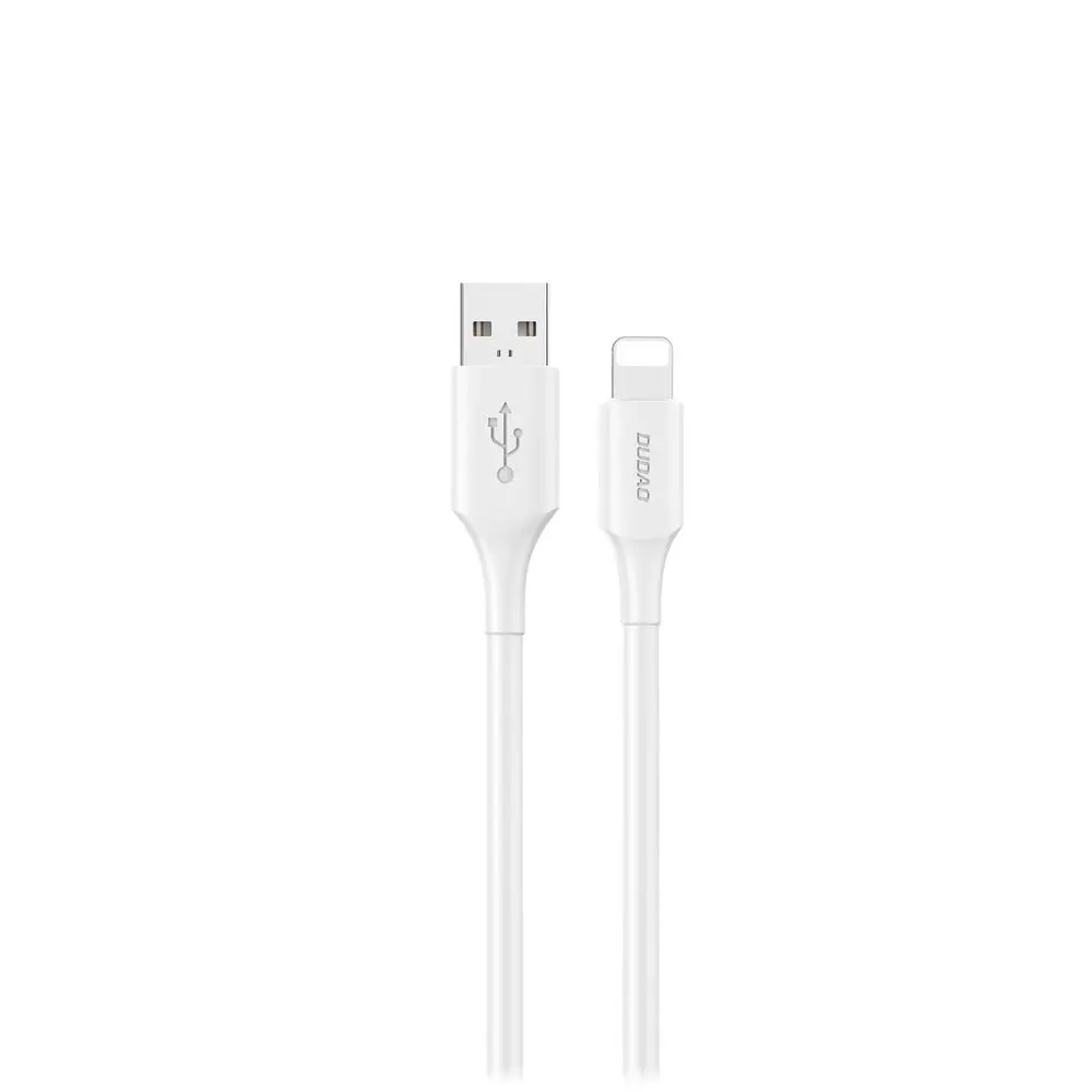 Dudao L2sL kabel USB-A - Lightning, 6A, 1,2 m, bílý