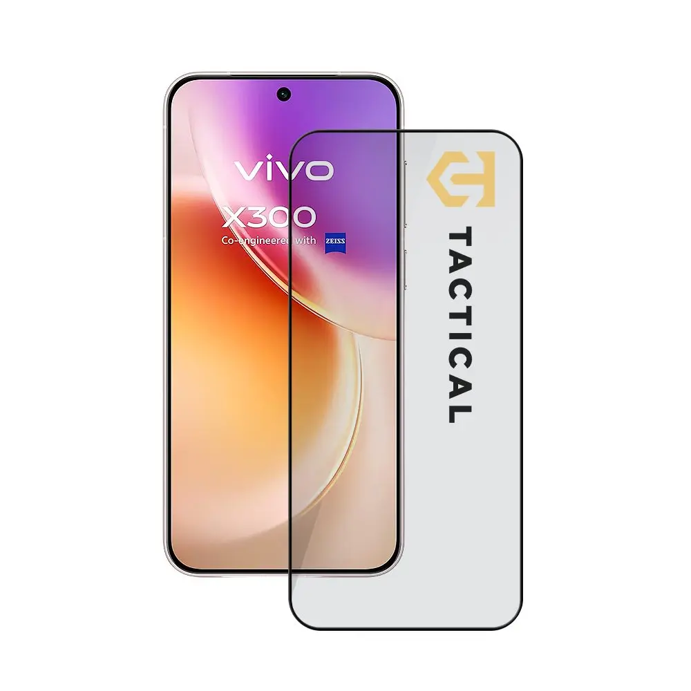 Tvrzené sklo Tactical Glass Shield 5D pro Vivo X300 Black