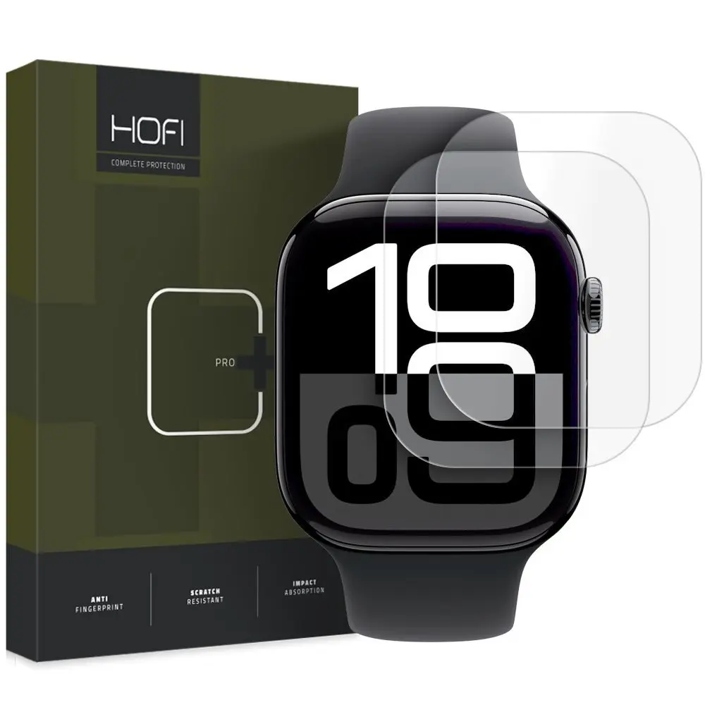 Hofi HydroFlex Pro+ fólie 2 kusy, Apple Watch 10 / 11 / 12 (46 mm), průhledné