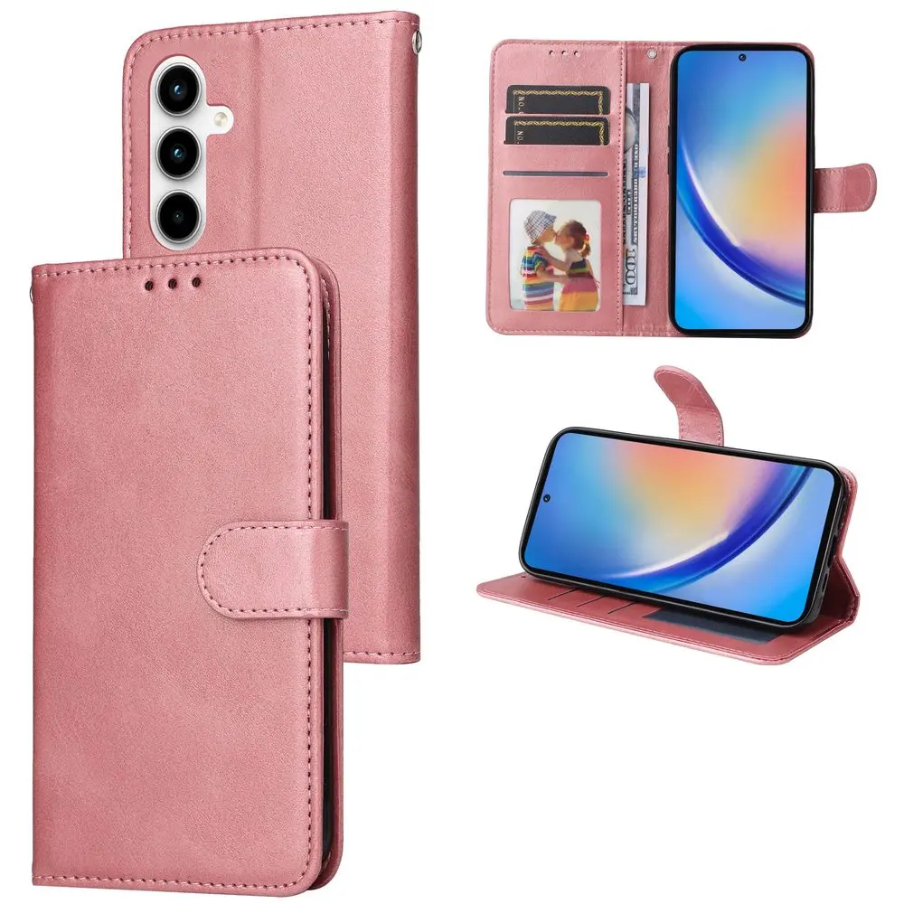 Magnet Case, Samsung Galaxy A35, růžový