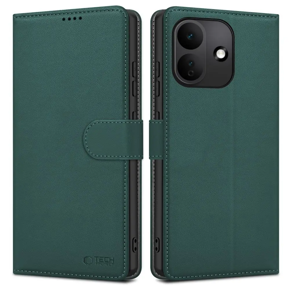 Tech-Protect Wallet pouzdro, Xiaomi Redmi Note 17 Pro 5G, zelené