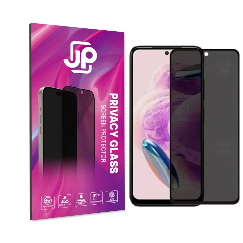 JP Privacy Tvrzené sklo, Xiaomi Redmi Note 12S, černé
