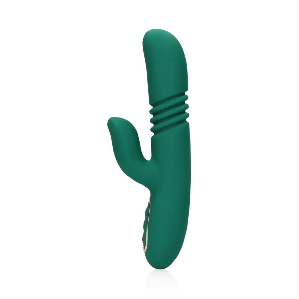 Loveline Thrusting and Warming Rabbit Vibrator - Ancient Sea