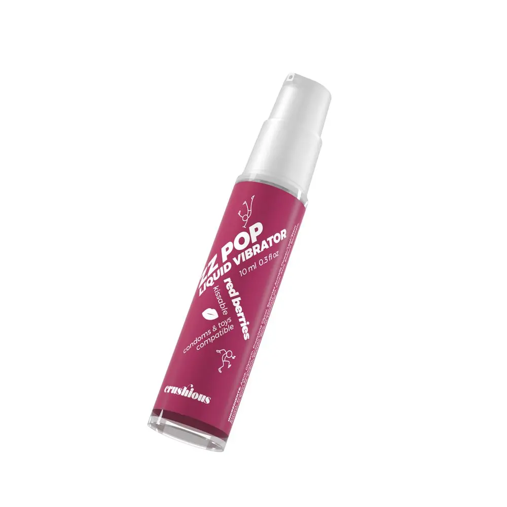 Crushious Zz Pop Liquid Vibrator Red Berries Aroma 10ml