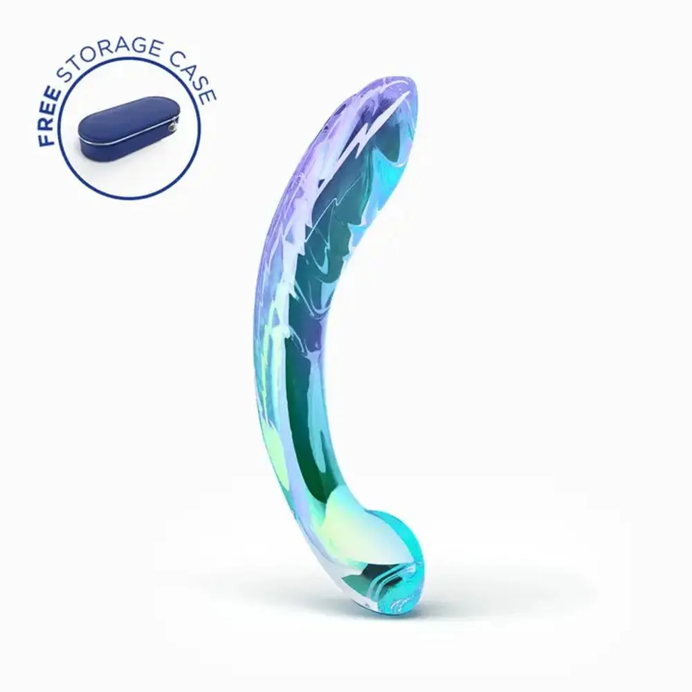 Biird Kalii dildo z borosilikátového skla 18 x 3,2 cm