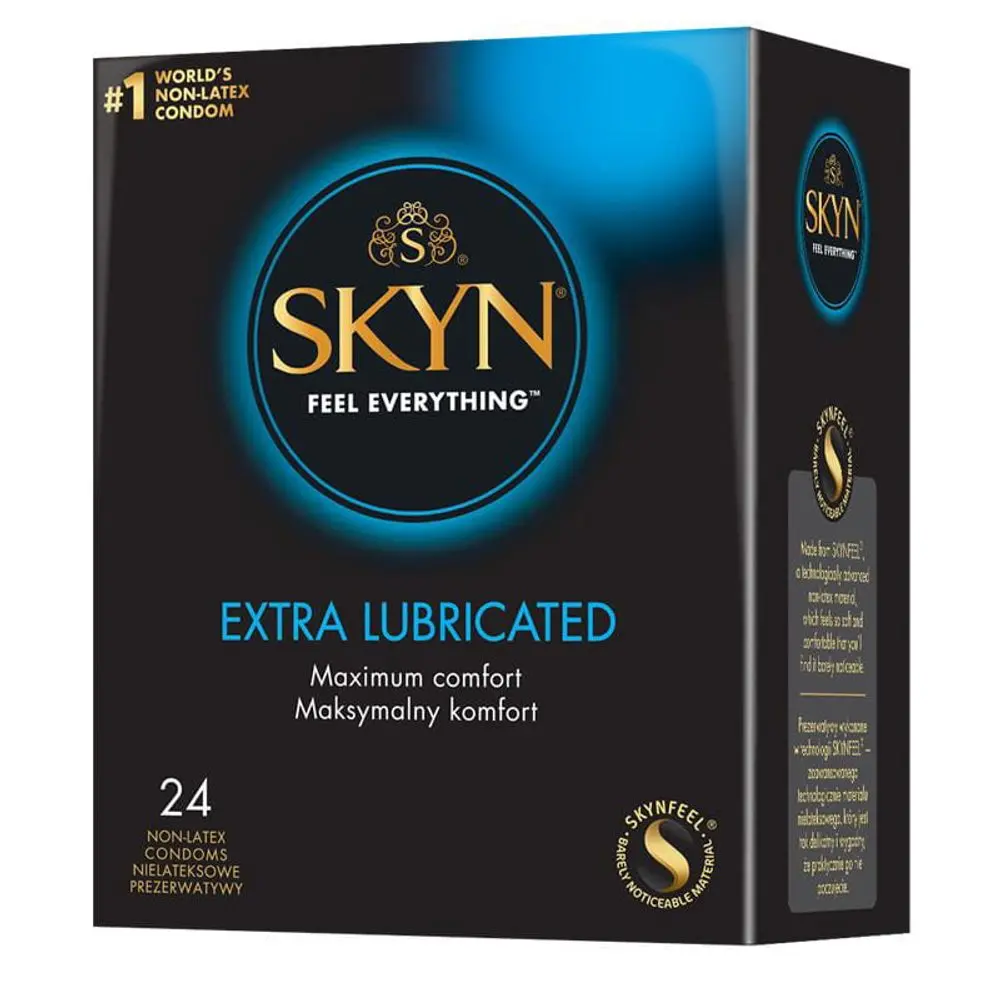 Skyn Extra Lubricated bezlatexové extra lubrikované 24 ks