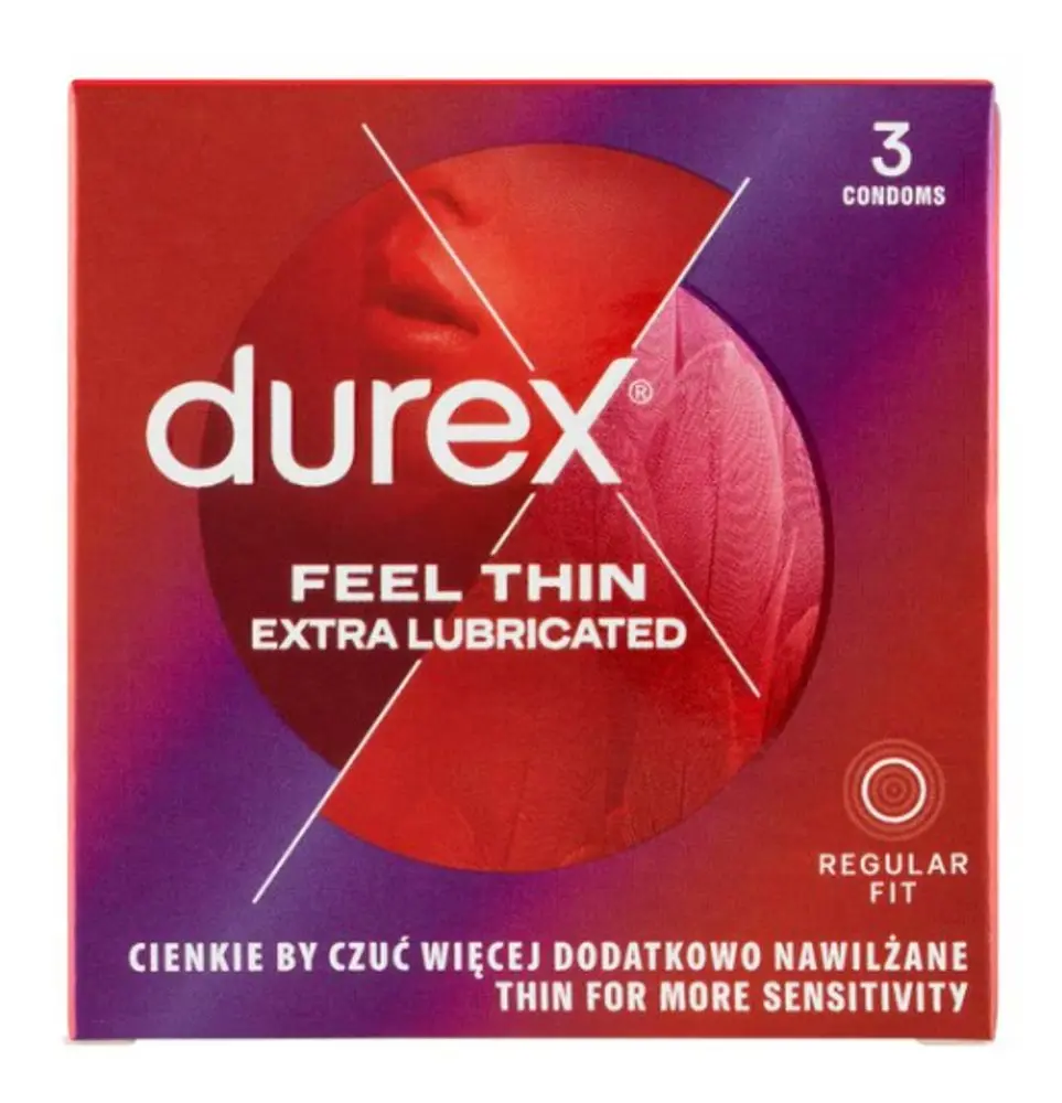 Kondom Durex Feel Thin Extra Lubricated