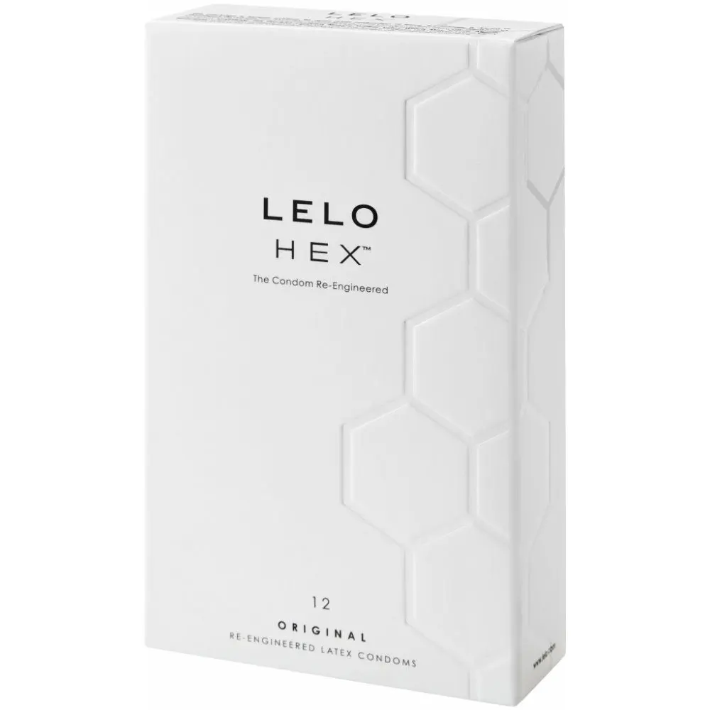 LELO Hex Original - kondomy - tenké, pevné - 12 ks