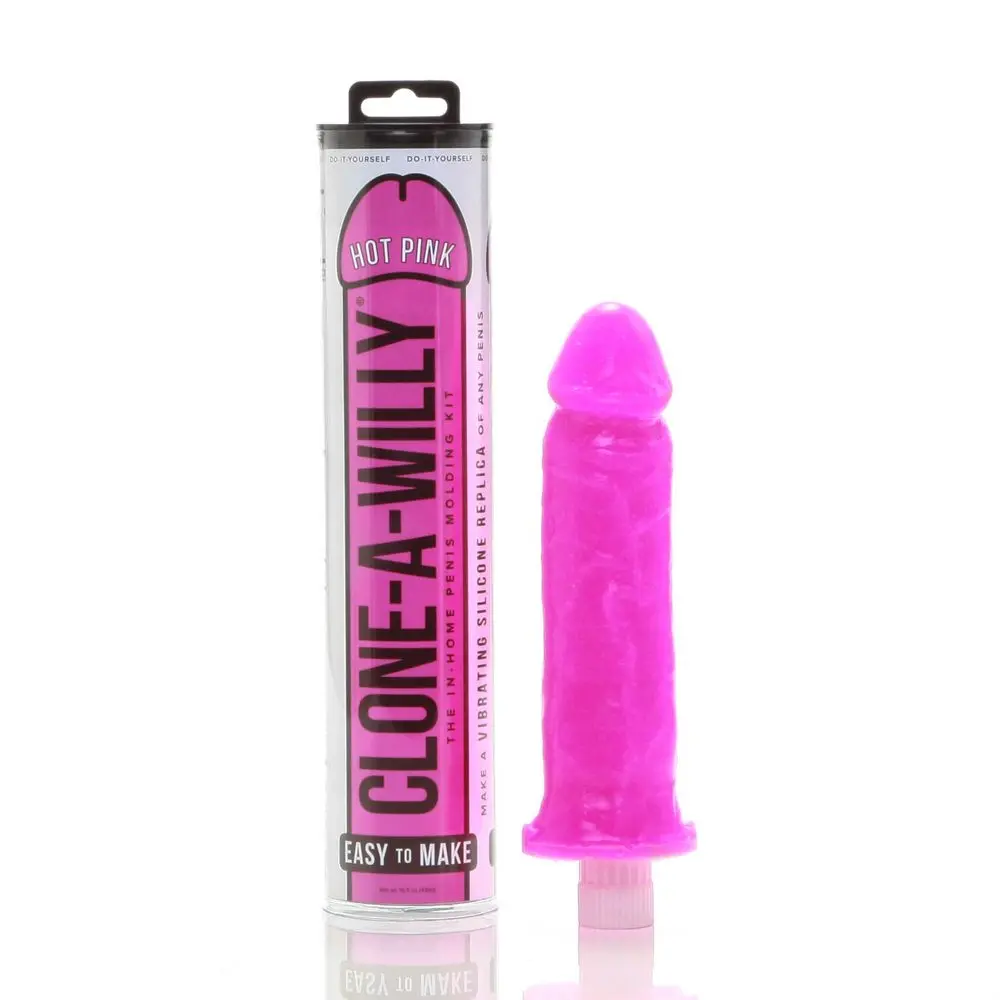 Sada pro odlitek penisu Clone-A-Willy Hot Pink - vibrátor
