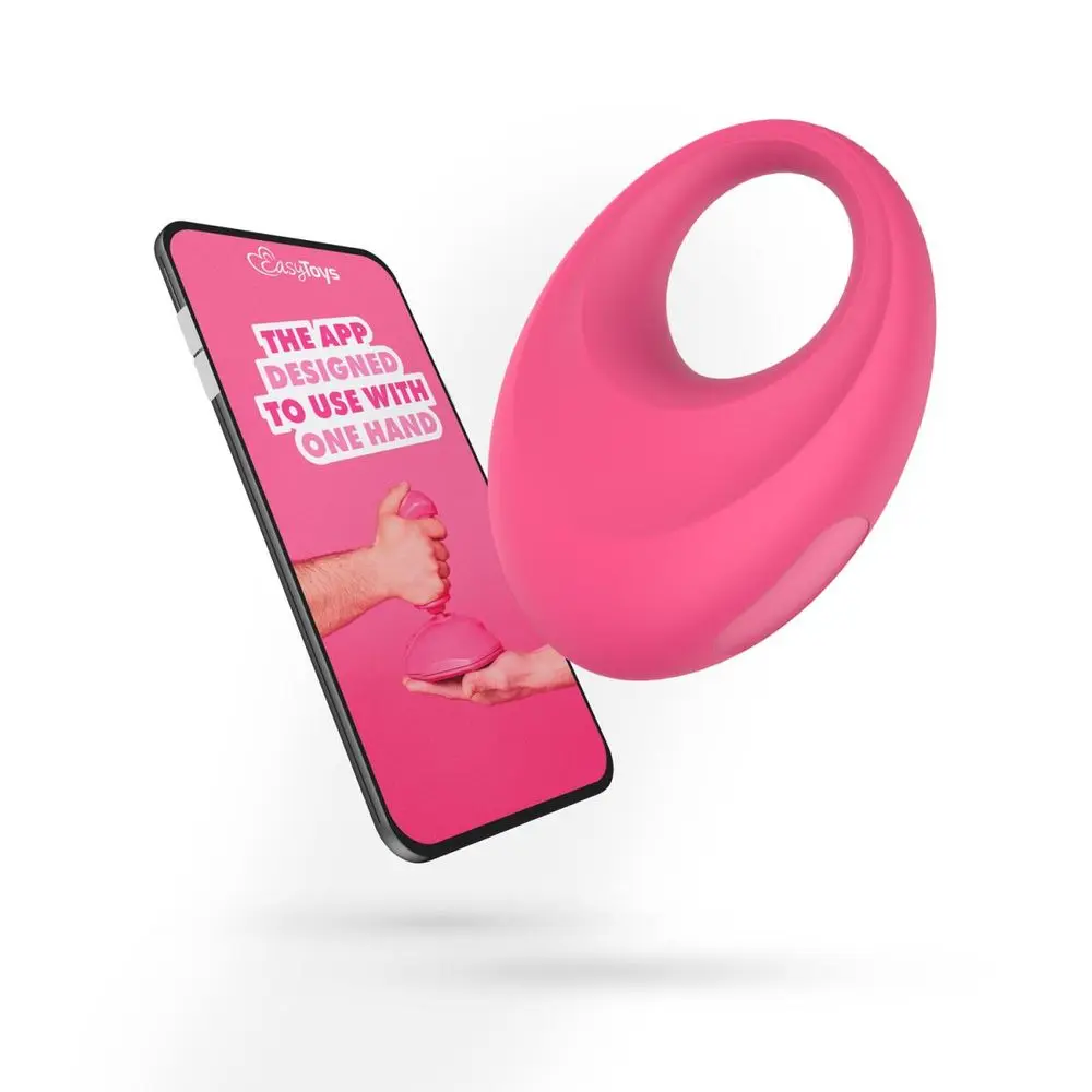 EasyConnect Vibrating Cockring Leo App-Controlled Pink