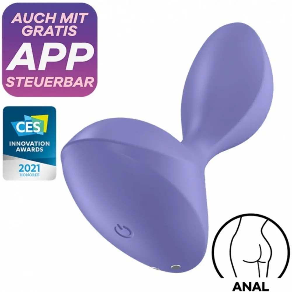 Satisfyer Sweet Seal - anální vibrátor ovládaný aplikací (fialový)