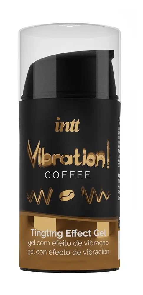 Intt Vibration! - tekutý vibrátor - káva (15 ml)