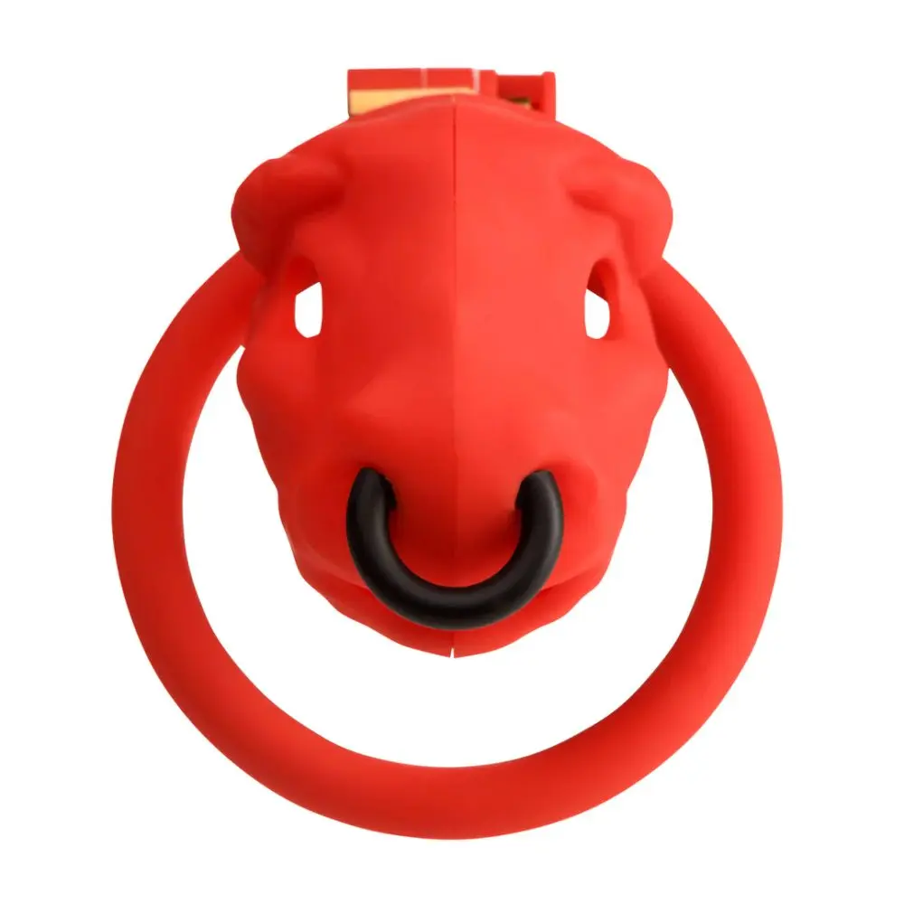 Bull System Chastity Cage Red XL