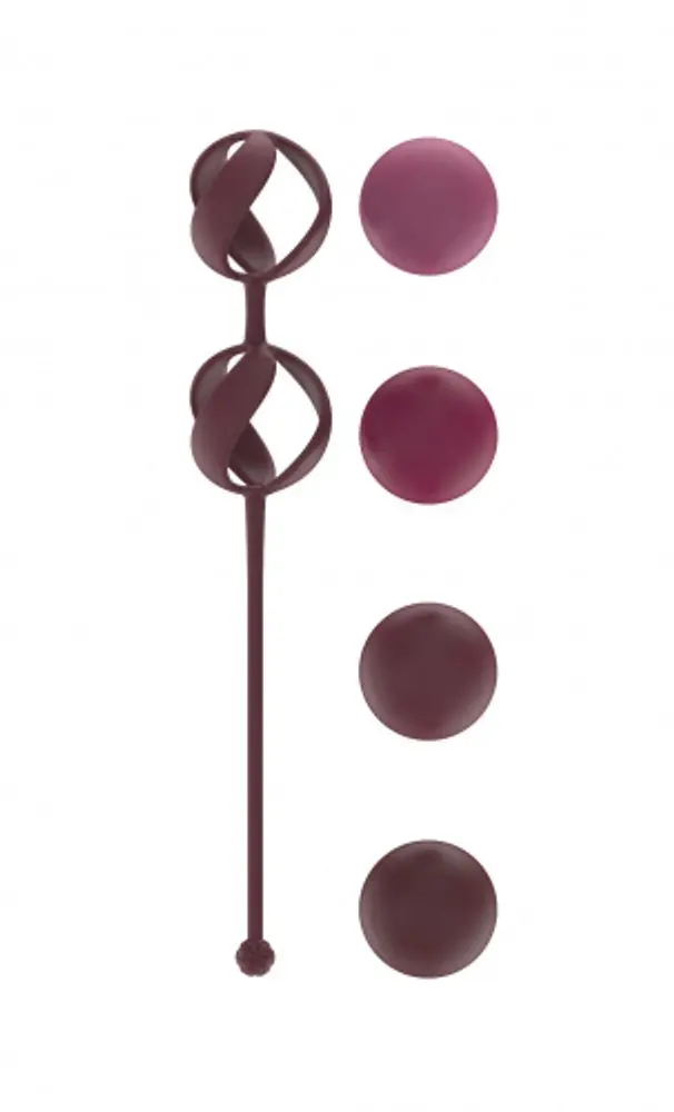 Love Story Vyměnitelné vaginální kuličky Valkyrie Wine Red