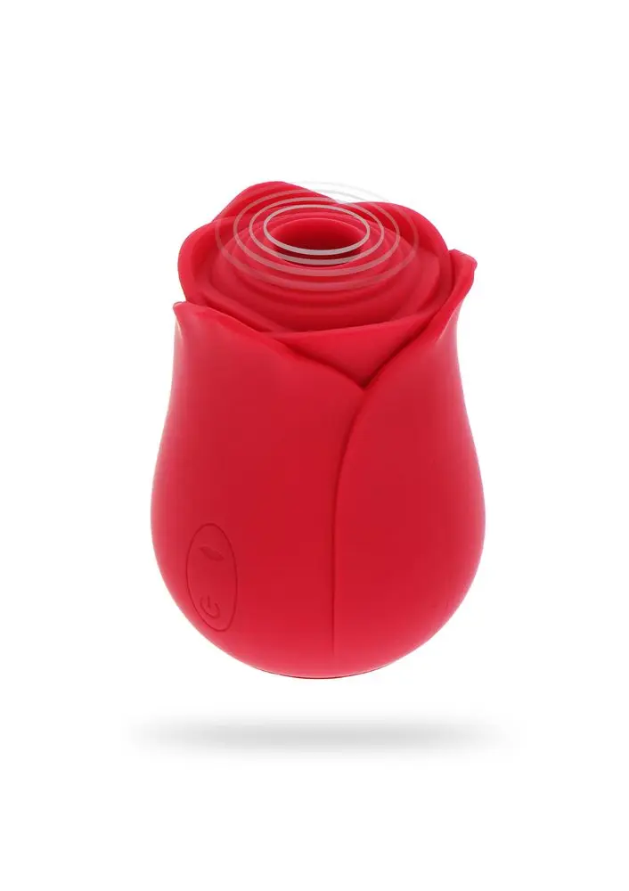 Toy Joy Ravishing Rose podtlakový vibrátor klitorisu | červená