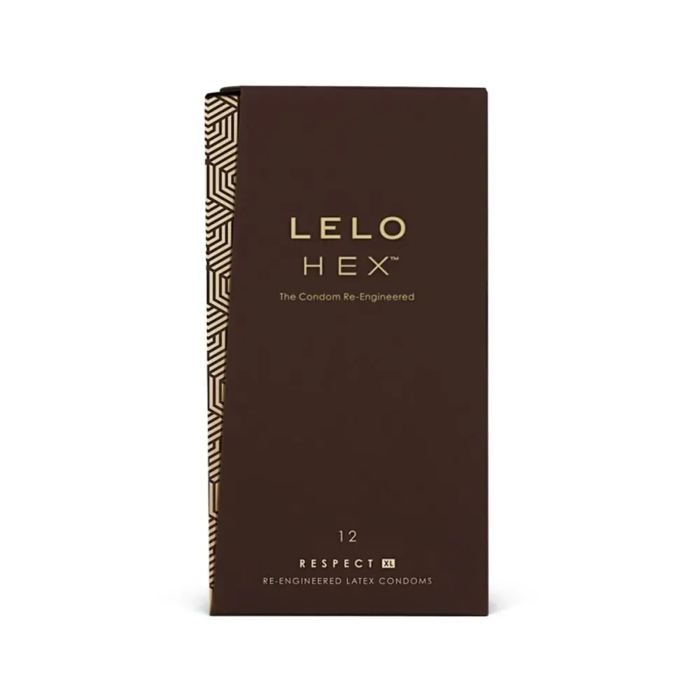 LELO Hex Respect XL - kondomy XL - extra tenké - 12 ks