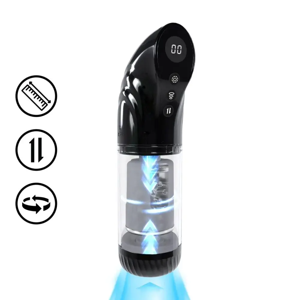StrokeMate Suction Rotation and Thrusting Masturbator Pump