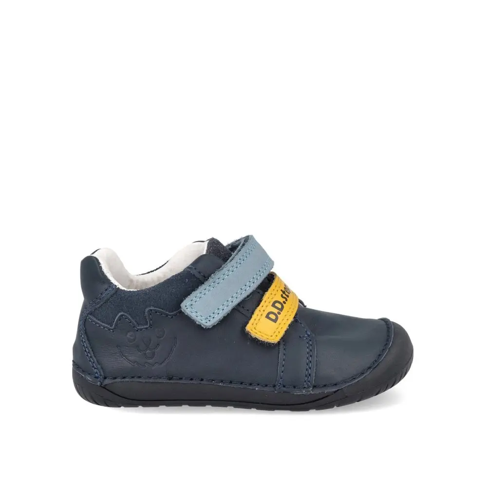 D.D.STEP S070-52141B Tmavě Modrá | Dětské barefoot tenisky - 24
