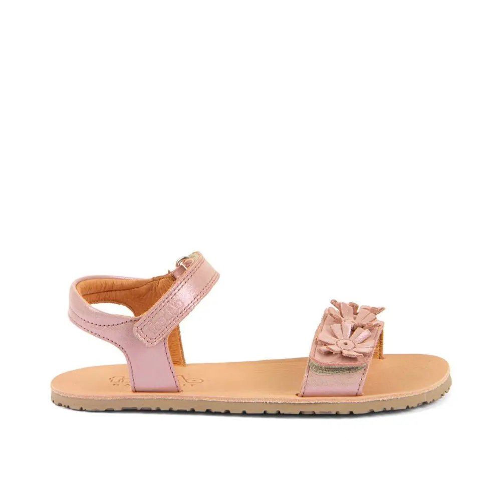 Barefoot Sandály FRODDO SANDAL FLEXY FLOWER II růžové shine -
