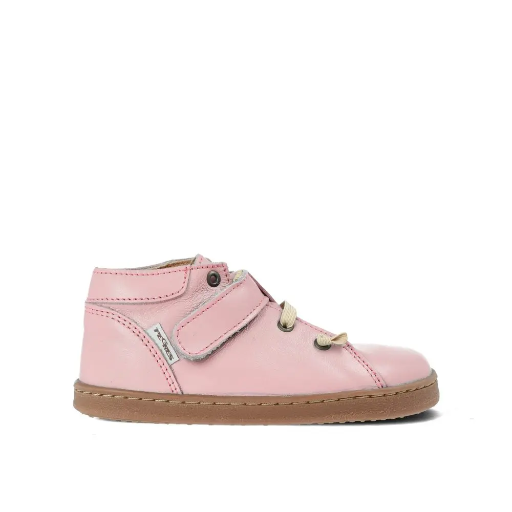 Dětské Barefoot Celoroční boty PEGRES BF 52 0.1 růžové
