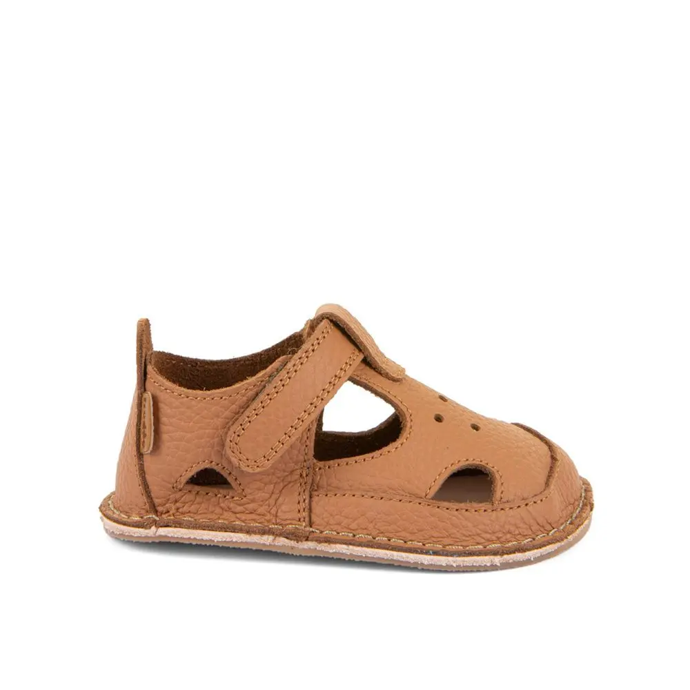 Dětské Barefoot Botičky FRODDO SANDÁLY STAP koňakové -