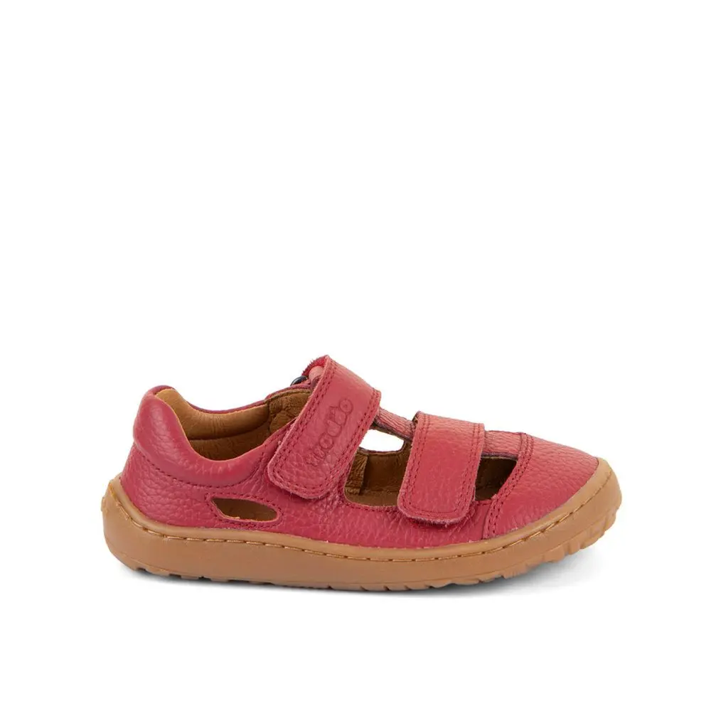 Dětské Barefoot Sandály FRODDO SANDAL VELCRO II červené -