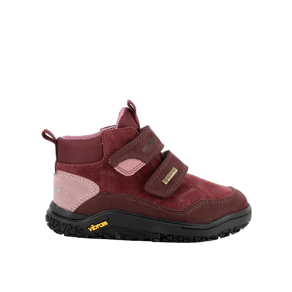 Dětské Barefoot Celoroční boty PRIMIGI PYR GTX 24182 vínové -