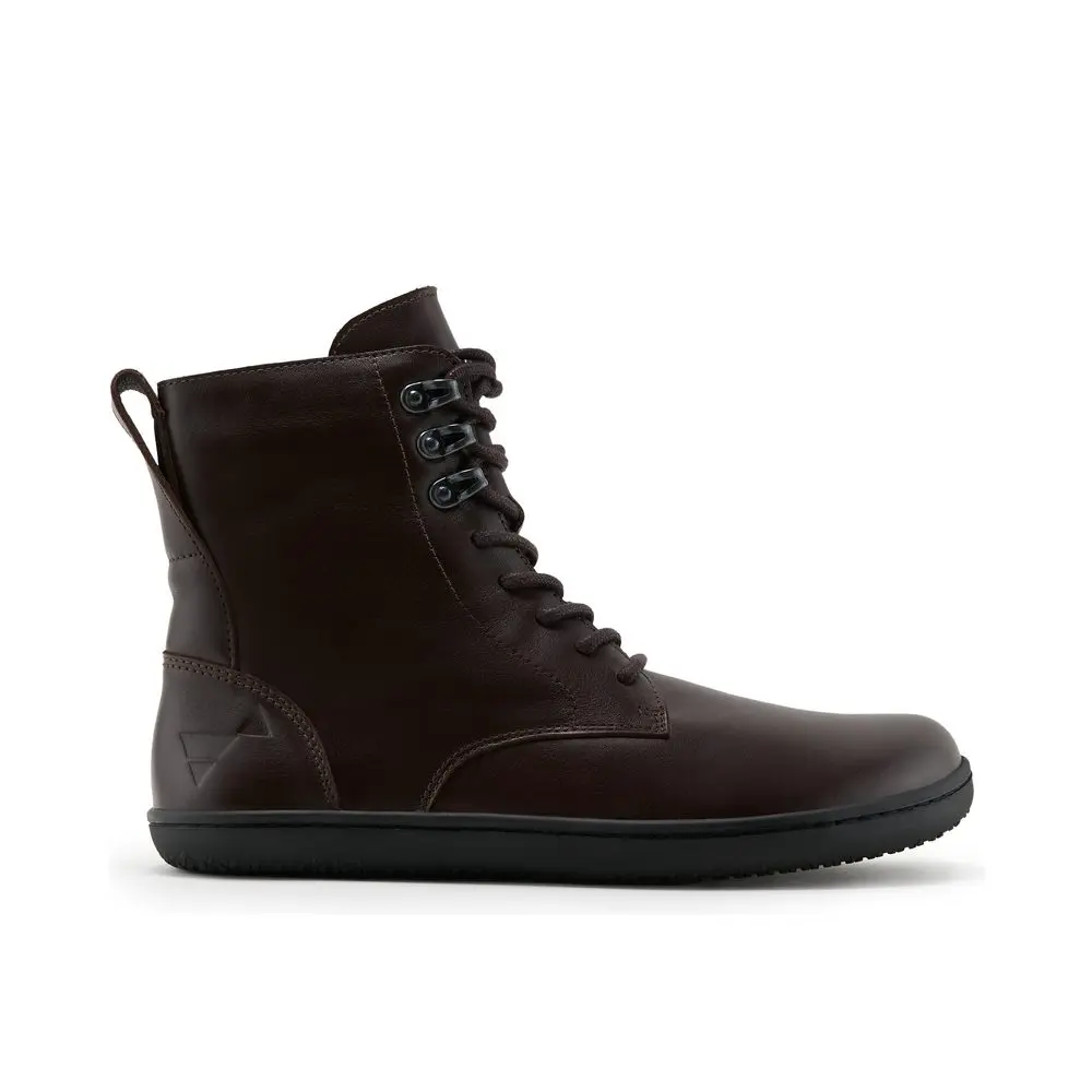 Barefoot Zateplené kotníkové boty ANGLES ORPHEUS WINTER ZIP 2.0 hnědé -