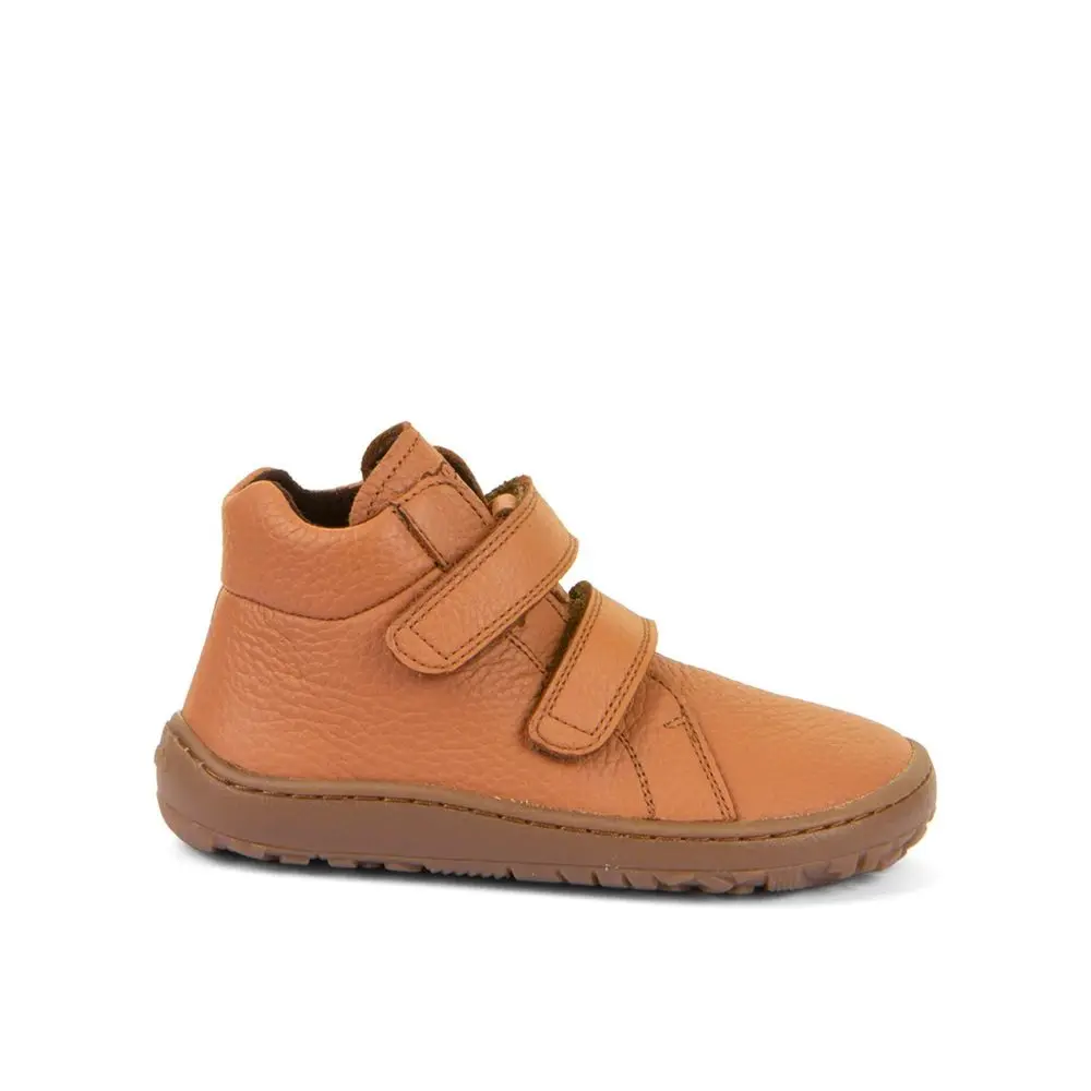 Dětské celoroční barefoot boty FRODDO AUTUMN koňakové -