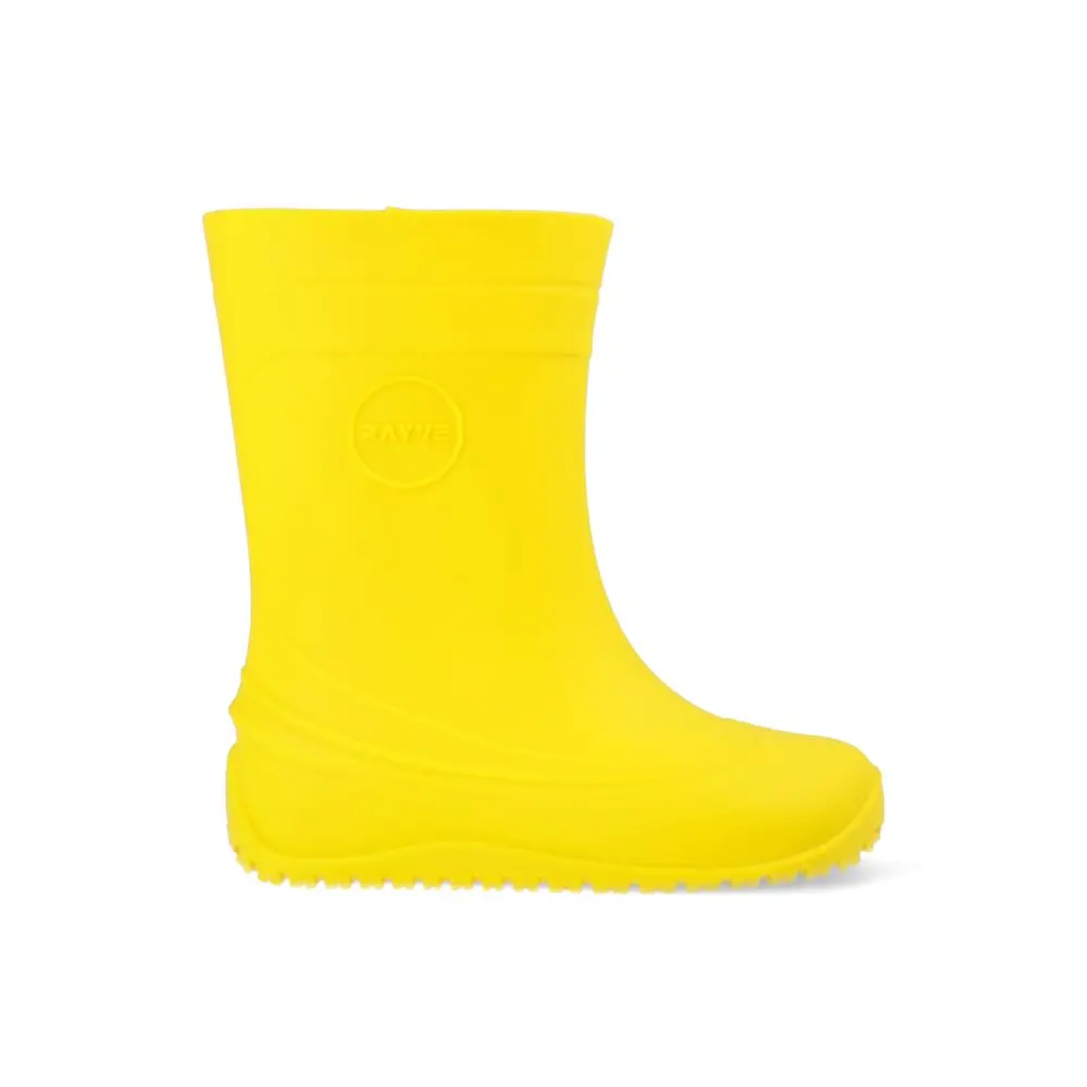 Dětské Barefoot Holínky RAYVE MONSOON celé žluté -