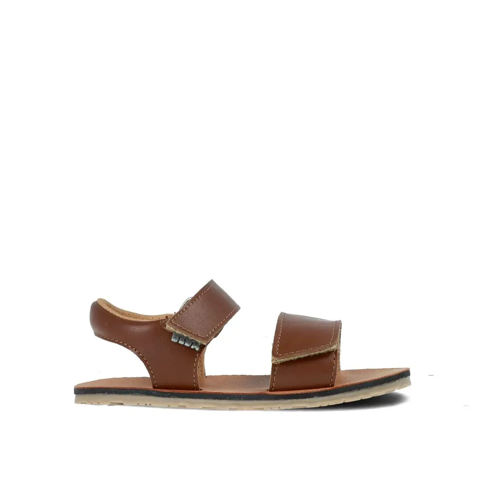 Dětské Barefoot sandály Beda BFN 170010/SD/W/NL Ben hnědé - 34