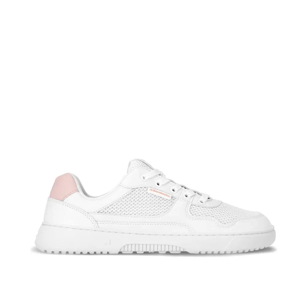 Barefoot tenisky Barebarics Zing - Fresh - White & Coral Pink -