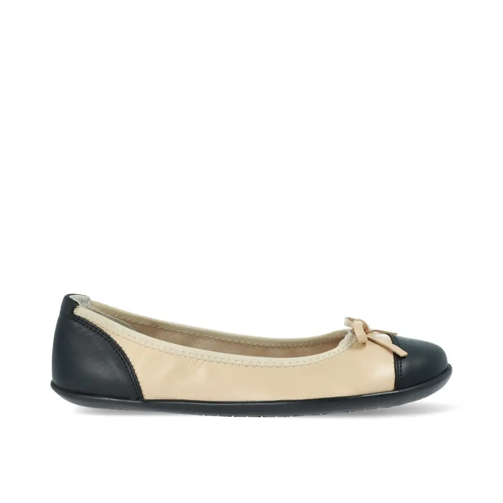 Dámské Barefoot Baleriny ANGLES HARMONIA béžovo-černé -
