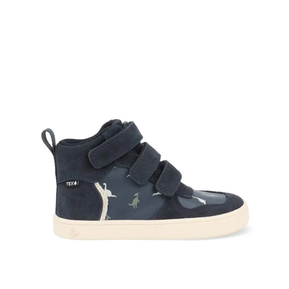 Dětské Barefoot Celoroční boty BUNDGAARD NERO MINI navy dino - 27