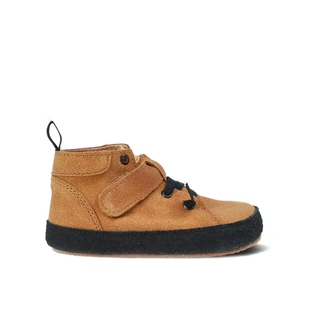 Dětské Barefoot Celoroční boty PEGRES BF32L hnědé -