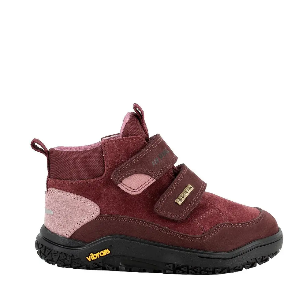 Dětské Barefoot Celoroční boty PRIMIGI PYR GTX 24182 vínové -