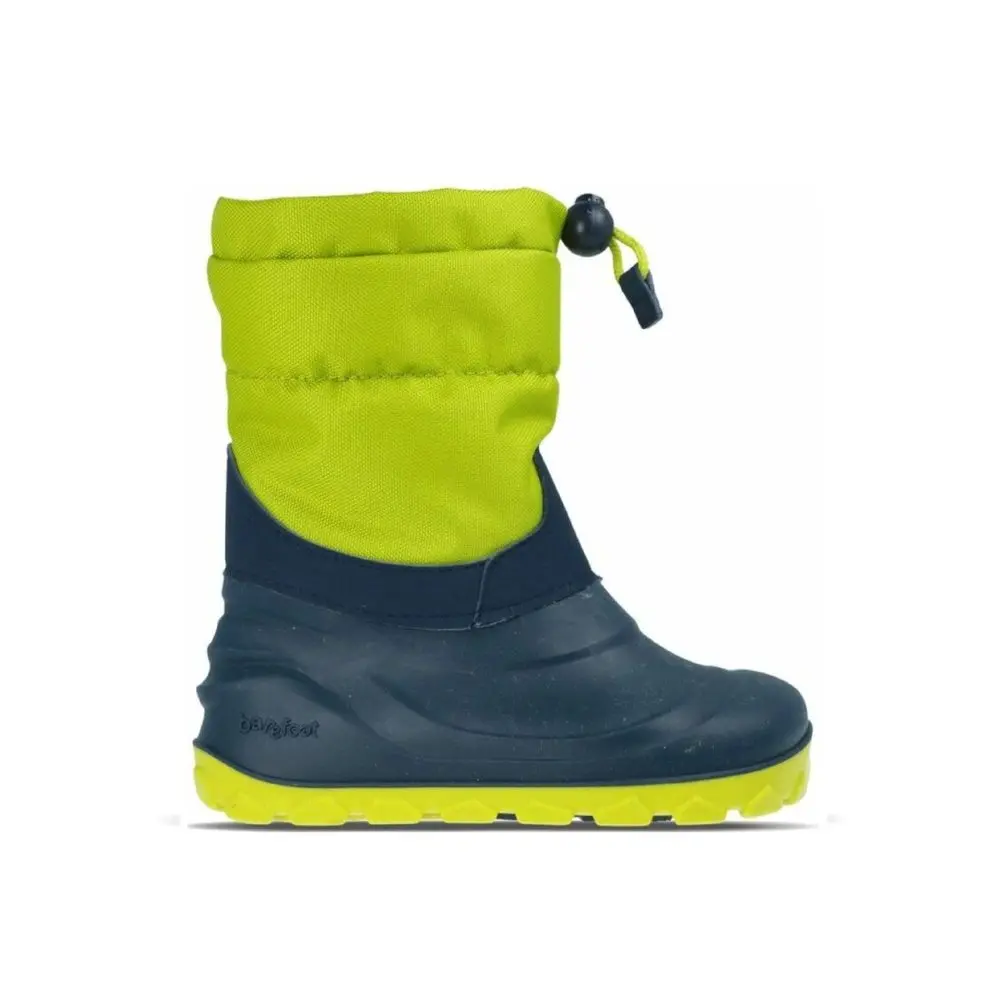Dětské barefoot zimní sněhule RAYVE SNOWSTORM námořnicky modré/limetkové -